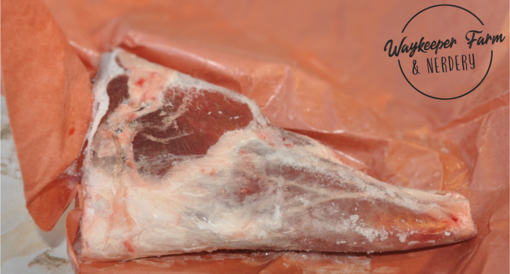 Leg of lamb cut