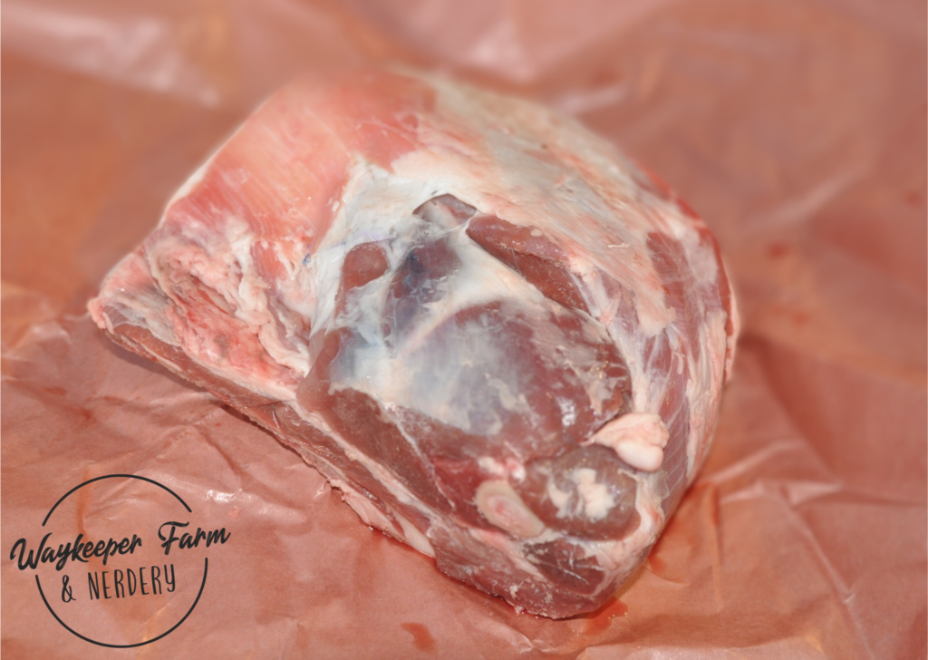 Lamb shoulder cut